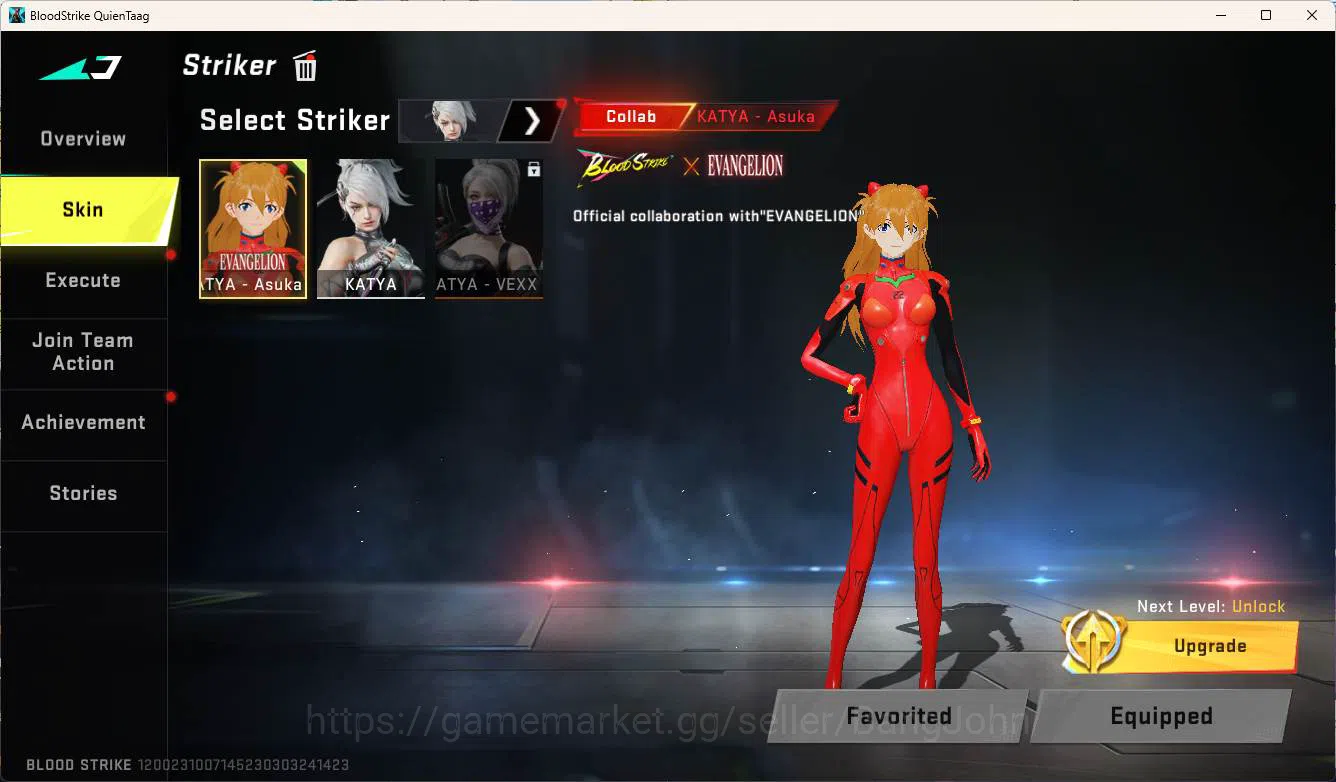 Blood Strike Accounts ASIA | EVANGELION FANS ACCOUNT |  more detail chec image 2