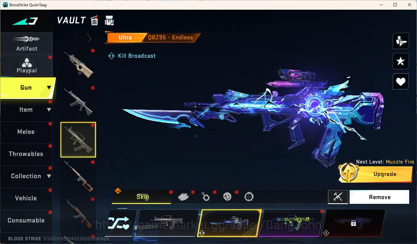Blood Strike Accounts ASIA | EVANGELION FANS ACCOUNT |  more detail chec image 20
