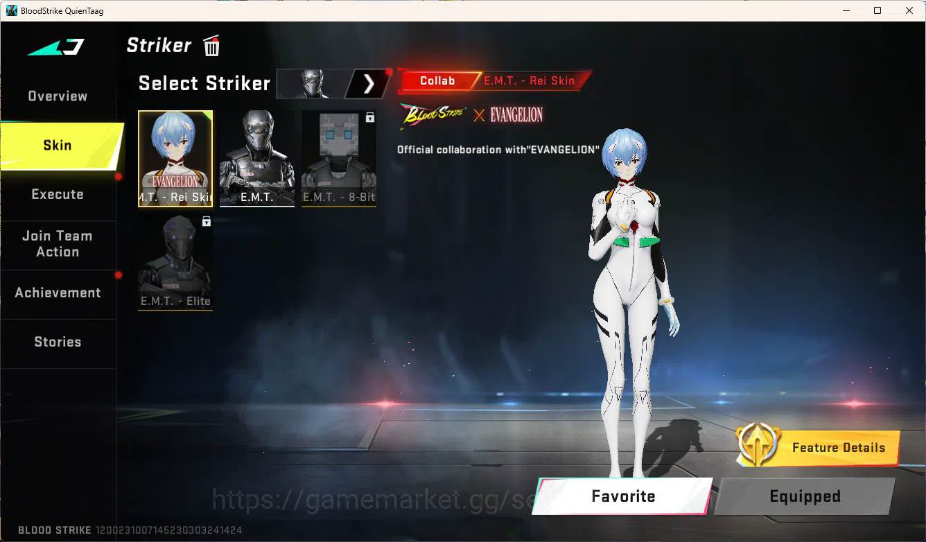 Blood Strike Accounts ASIA | EVANGELION FANS ACCOUNT |  more detail chec image 4