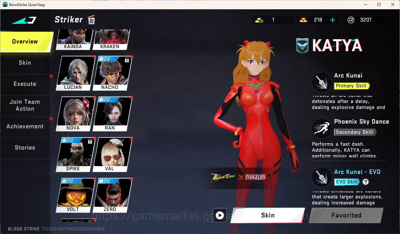 Blood Strike Accounts ASIA | EVANGELION FANS ACCOUNT |  more detail chec image 6