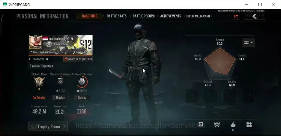 Arena Breakout Accounts MOBILE|Lvl 30|SV 49,2M|CV 30,8M| Battle Machete,Sa image 2