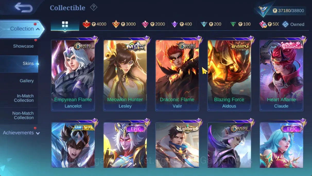 Mobile Legends: Bang Bang Accounts Hero 94|Skin 152|CC(Badang,Natalia),Annual Hayabus image 10