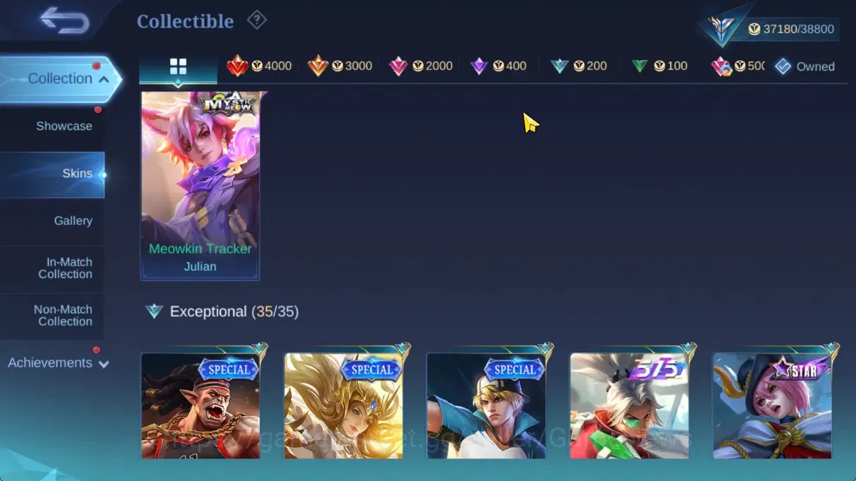 Mobile Legends: Bang Bang Accounts Hero 94|Skin 152|CC(Badang,Natalia),Annual Hayabus image 12