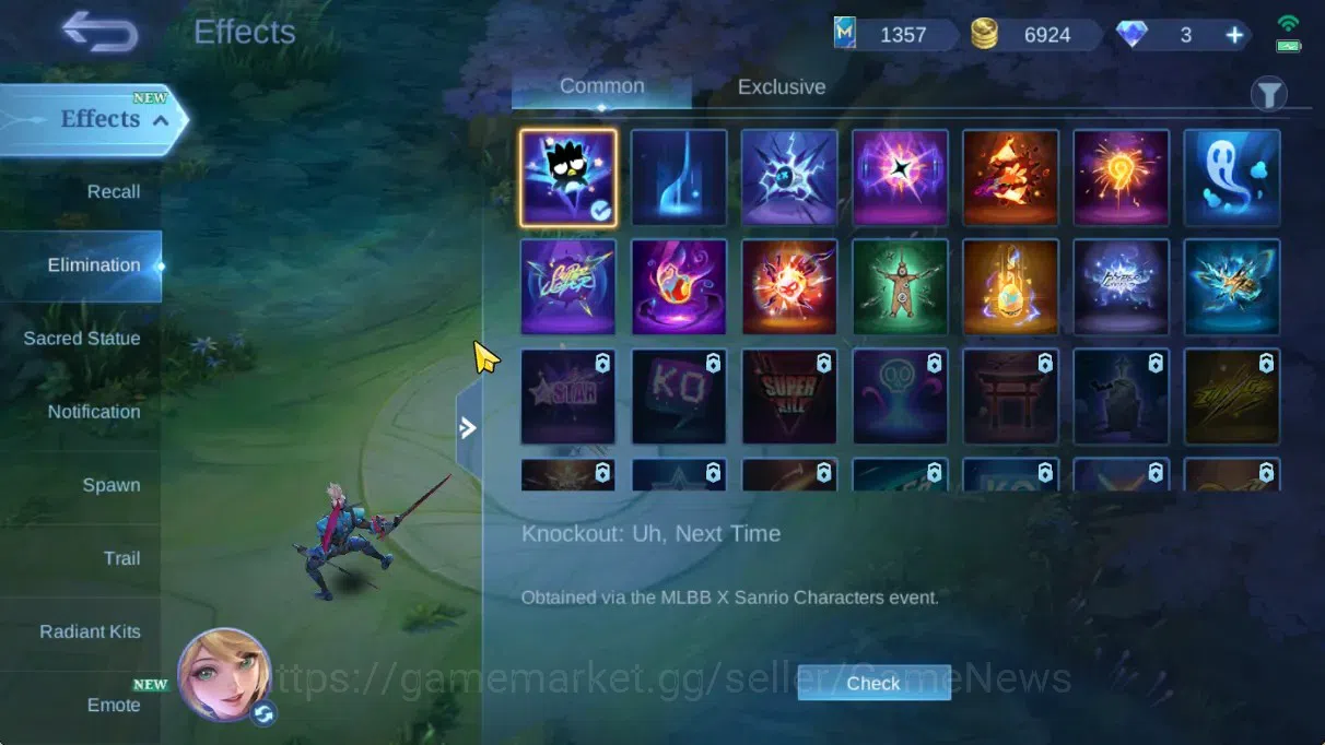 Mobile Legends: Bang Bang Accounts Hero 94|Skin 152|CC(Badang,Natalia),Annual Hayabus image 15