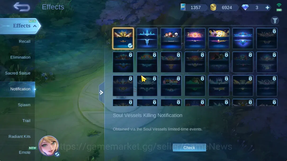 Mobile Legends: Bang Bang Accounts Hero 94|Skin 152|CC(Badang,Natalia),Annual Hayabus image 16