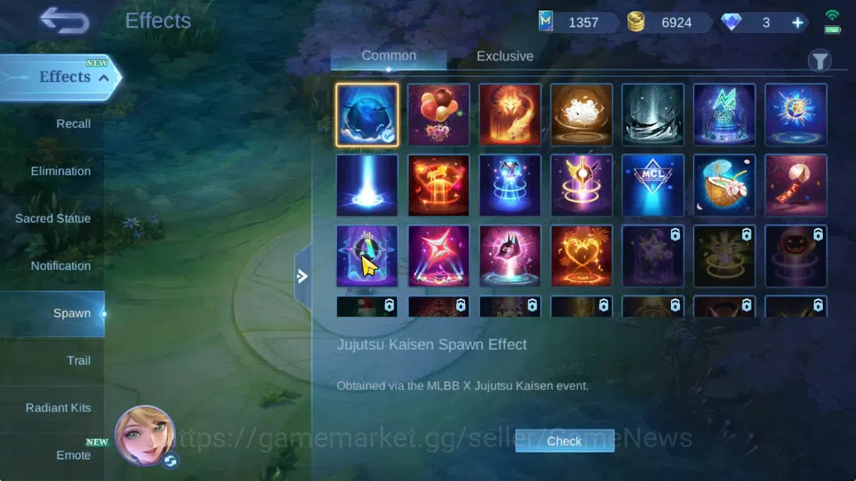Mobile Legends: Bang Bang Accounts Hero 94|Skin 152|CC(Badang,Natalia),Annual Hayabus image 17