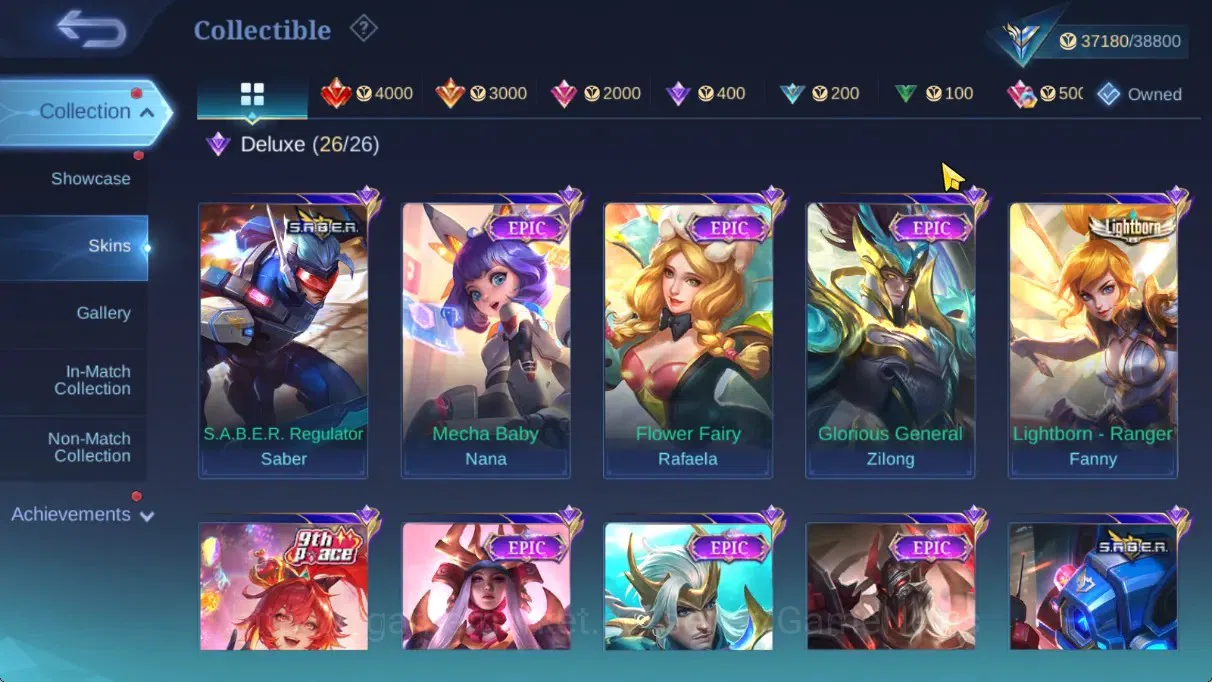 Mobile Legends: Bang Bang Accounts Hero 94|Skin 152|CC(Badang,Natalia),Annual Hayabus image 7