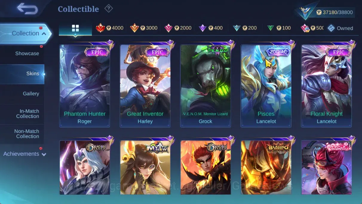 Mobile Legends: Bang Bang Accounts Hero 94|Skin 152|CC(Badang,Natalia),Annual Hayabus image 9