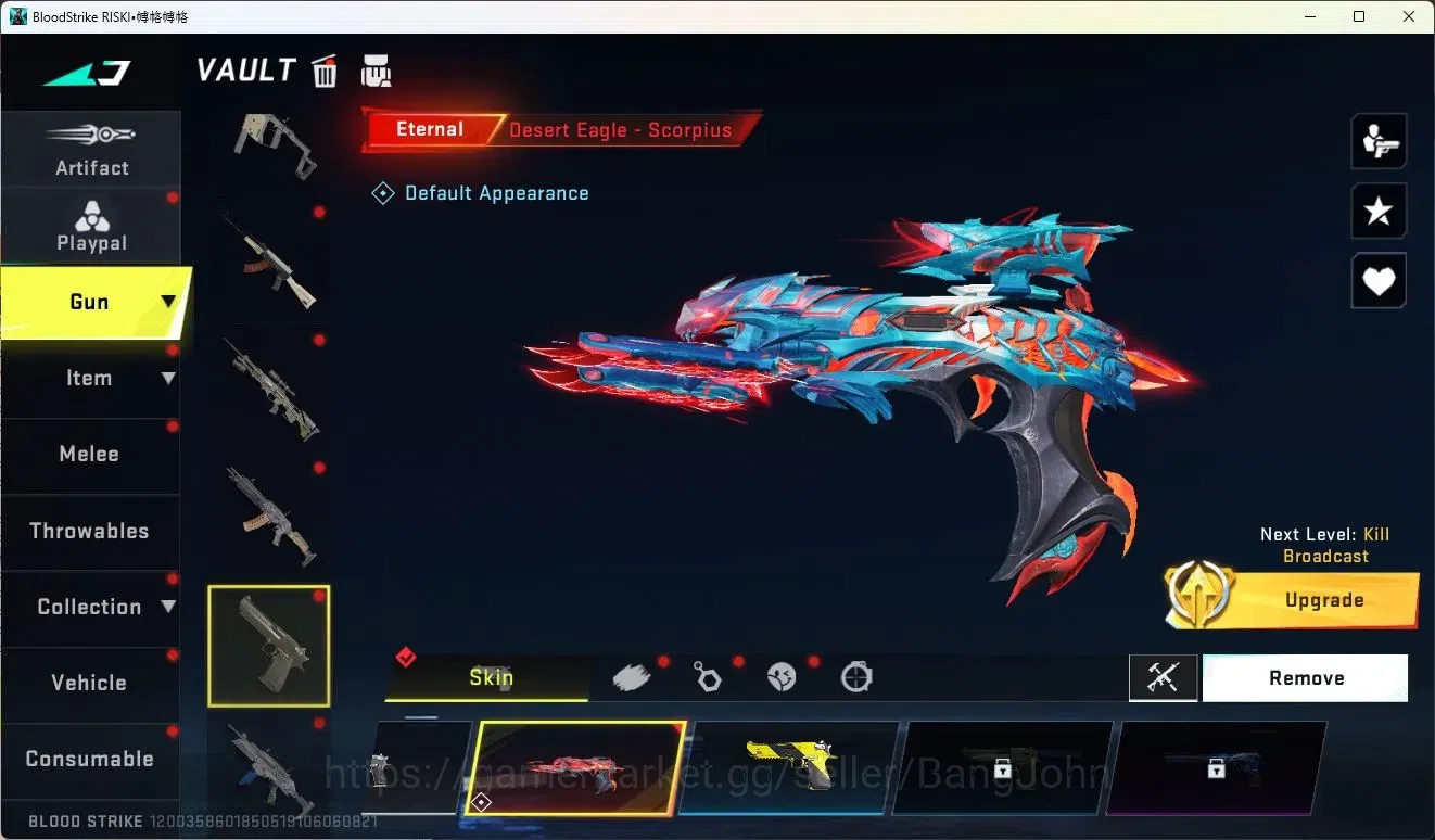 Blood Strike Accounts ASIA | 1 ETERNAL: Desert Eagle-Scorpius | 3 Collab image 8