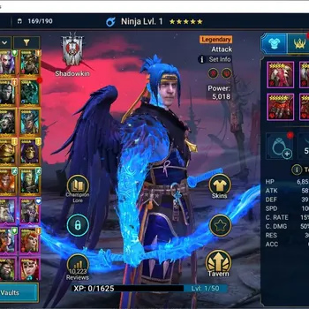 Raid: Shadow Legends Accounts Mid-Game Lv 17|708K Power|21