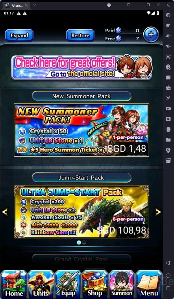 Grand Summoners Accounts [GLOBAL] Rank 15 | 2 Ascend | DLS Rimuru + TW | RR image 4