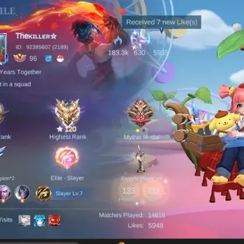 Mobile Legends: Bang Bang Accounts Collector Global|333S|Renowned|Sanrio Change Floryn,CLOUDS Kagura,Annual Kagura,PRIME
