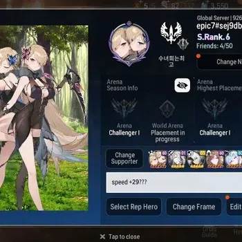 Epic Seven Accounts High-End Global Unverif|MM 761|17ML(RnL,SN Yulha,Gen Ras,TRElvira Etc.)+Aube,Rinak Etc.|PoH+Bless ON|SS