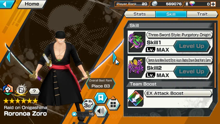 One Piece Bounty Rush Accounts GLOBAL | EX 4 | borsalino, st jay Saturn, onigha r image 4