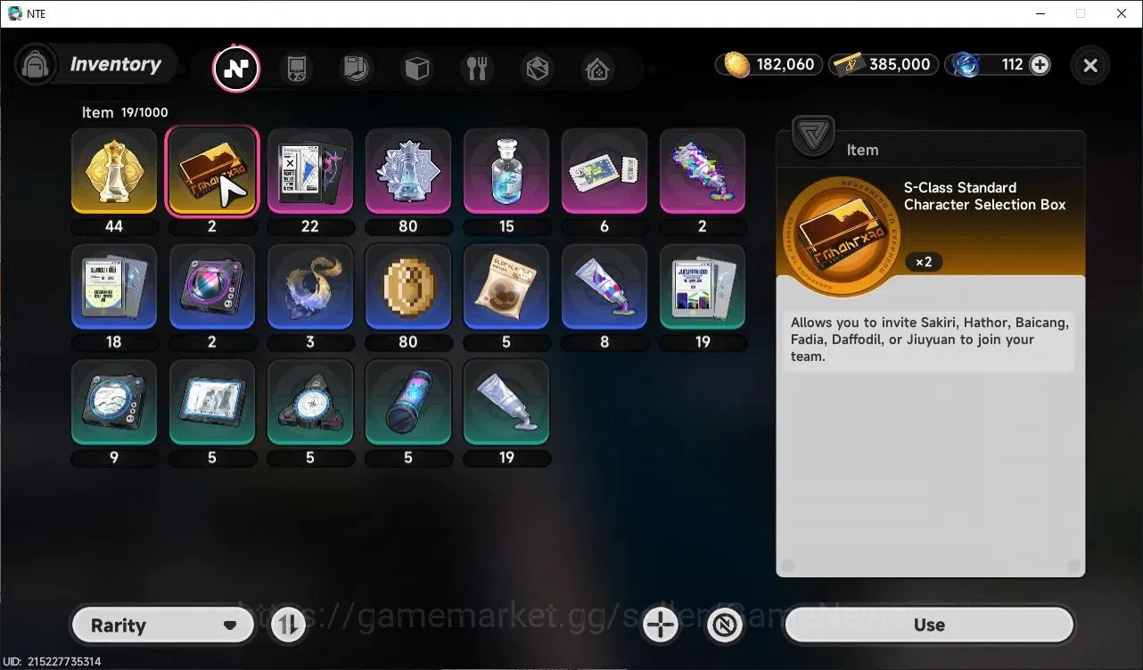 Neverness to Everness Accounts GLOBAL EU|HL 3|4 SSR 3 Limited [Shinku,Lacrimosa,Hotori] |Overcast Glider+2 S-Class Selectr 10