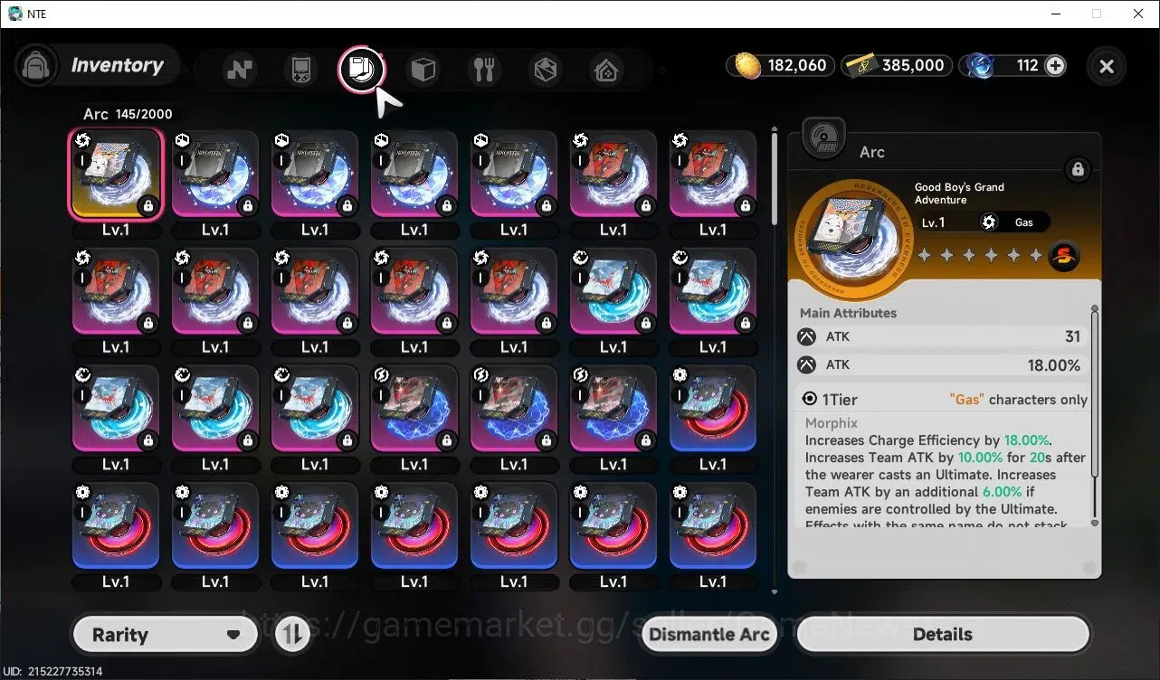 Neverness to Everness Accounts GLOBAL EU|HL 3|4 SSR 3 Limited [Shinku,Lacrimosa,Hotori] |Overcast Glider+2 S-Class Selectr 12