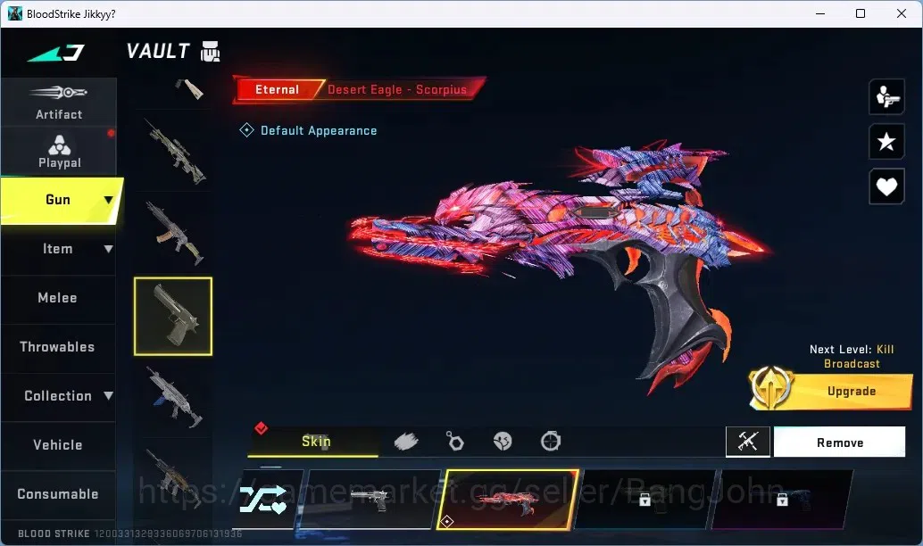 Blood Strike Accounts ASIA | 1 ETERNAL: Desert Eagle-Scorpius | 2 TR Gun image 2