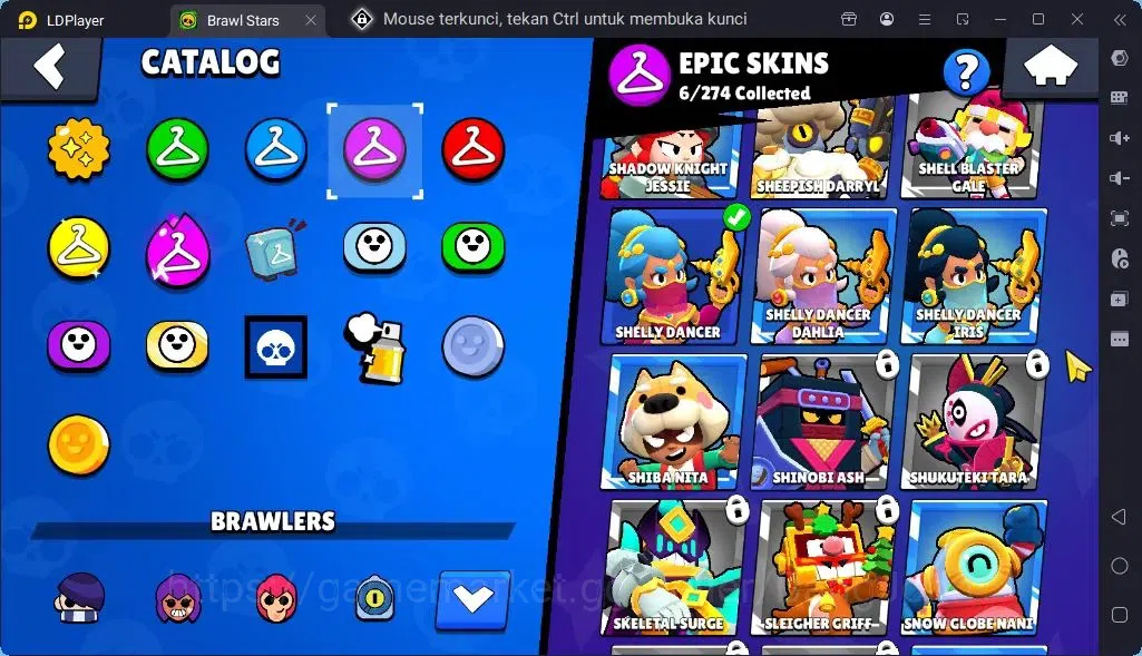 Brawl Stars Accounts Global |Trophy 1499| Brawler 1 Max with Supercharge |Skins 1 Mythic,6 Epic|Bling 150|Protect Off|Check 11