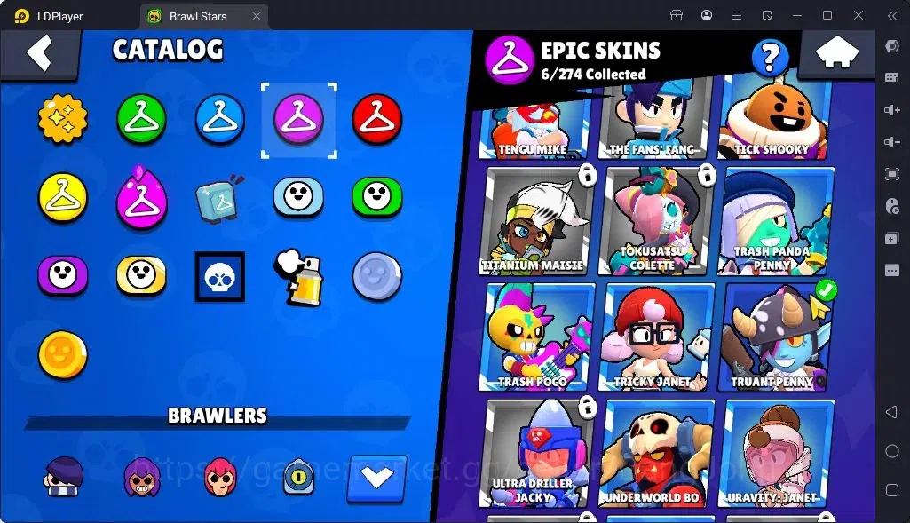 Brawl Stars Accounts Global |Trophy 1499| Brawler 1 Max with Supercharge |Skins 1 Mythic,6 Epic|Bling 150|Protect Off|Check 12