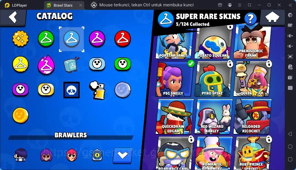 Brawl Stars Accounts Global |Trophy 1499| Brawler 1 Max with Supercharge |Skins 1 Mythic,6 Epic|Bling 150|Protect Off|Check 6