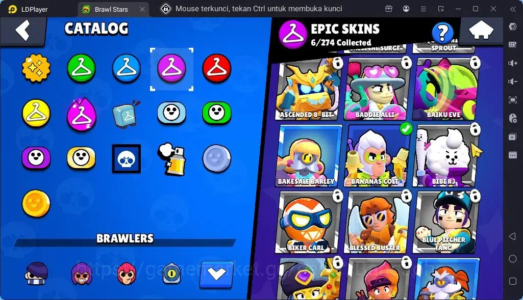 Brawl Stars Accounts Global |Trophy 1499| Brawler 1 Max with Supercharge |Skins 1 Mythic,6 Epic|Bling 150|Protect Off|Check 7