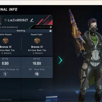 Blood Strike Accounts Others ASIA | 1 Eternal Gun: INP-9 Golden Elegy Lv.1 | 1 Epic Name Changing Card | Check SS BS2506B