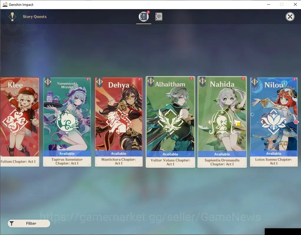 Genshin Impact Accounts ASIA |AR53 |4 Limited + 1 (*5Wep) |Arlecchino,Nico image 11