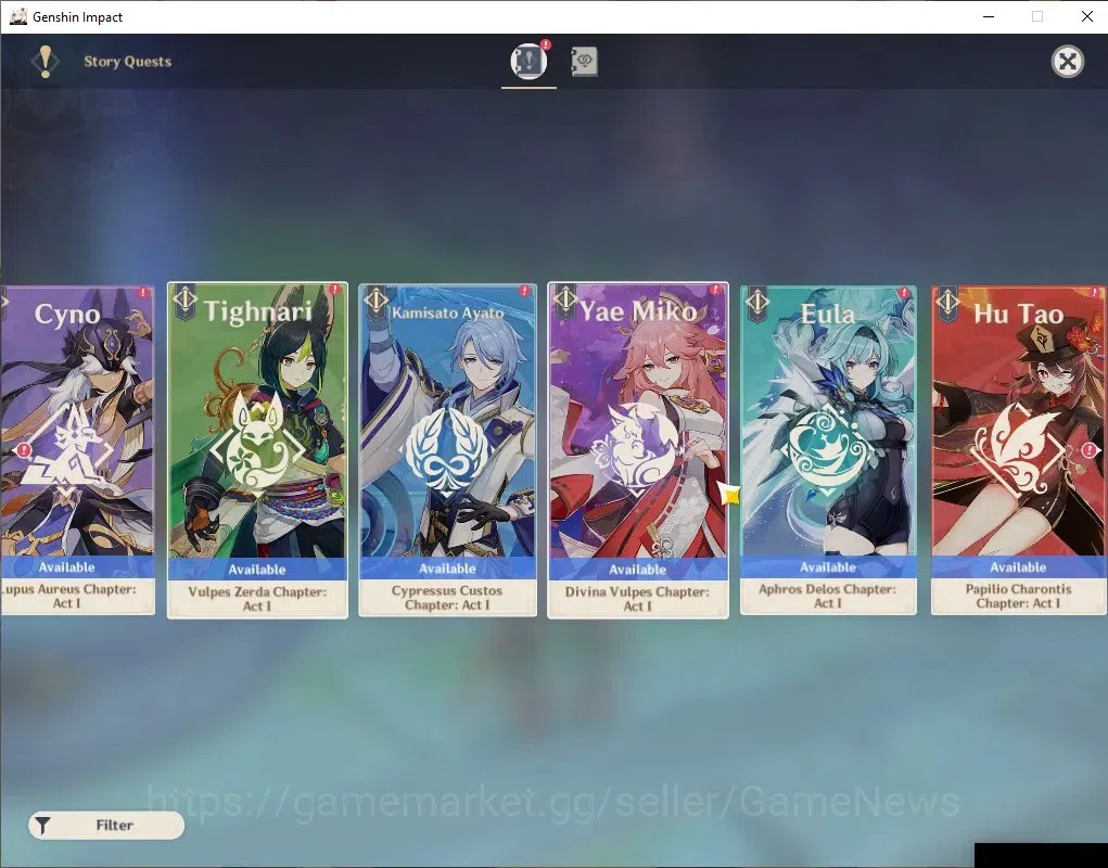Genshin Impact Accounts ASIA |AR53 |4 Limited + 1 (*5Wep) |Arlecchino,Nico image 12