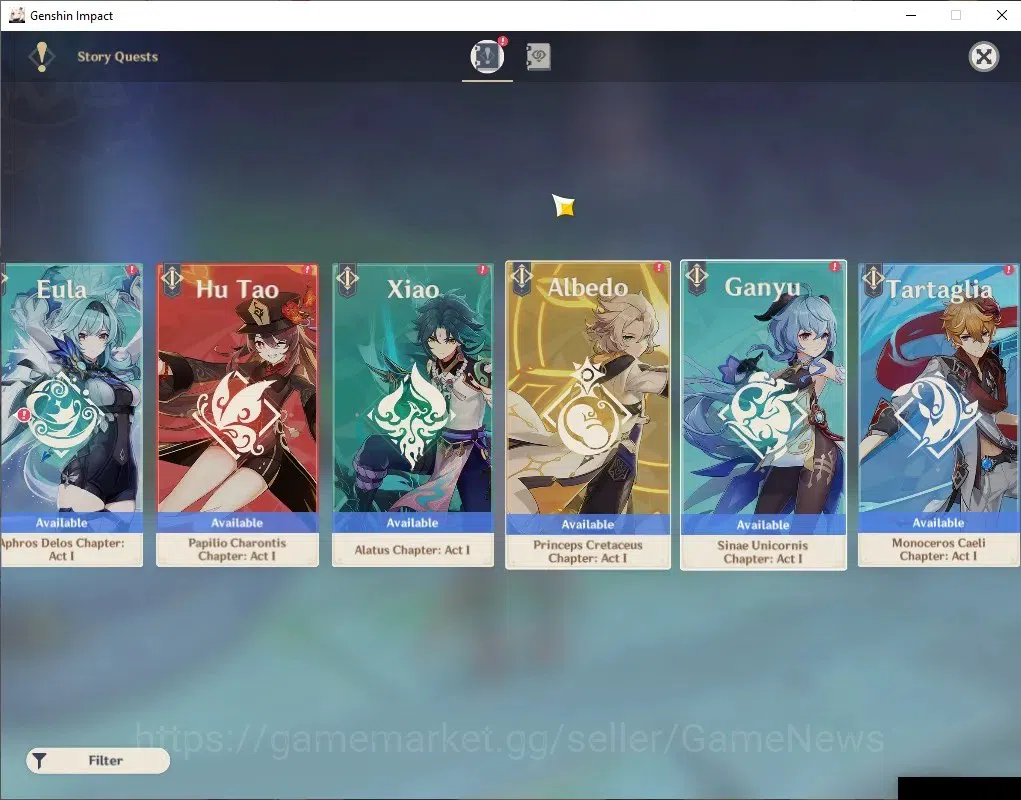 Genshin Impact Accounts ASIA |AR53 |4 Limited + 1 (*5Wep) |Arlecchino,Nico image 13