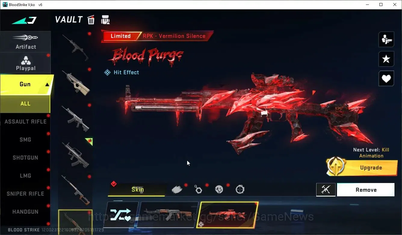 Blood Strike Accounts ASIA|Collab 7DS[Kar98k,QBZ95]+9 ULTRA[Ethan,Hank,S image 11