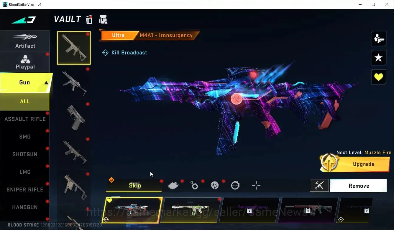 Blood Strike Accounts ASIA|Collab 7DS[Kar98k,QBZ95]+9 ULTRA[Ethan,Hank,S image 13