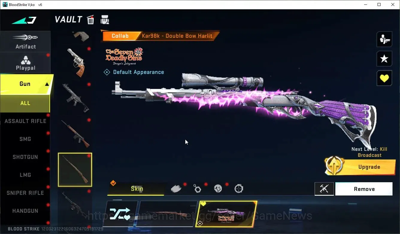 Blood Strike Accounts ASIA|Collab 7DS[Kar98k,QBZ95]+9 ULTRA[Ethan,Hank,S image 8
