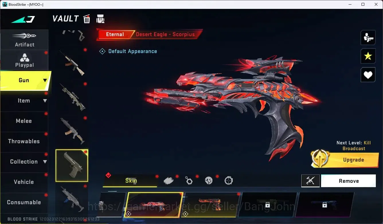 Blood Strike Accounts ASIA | 1 ETERNAL: Desert Eagle-Scorpius | 5 Legend image 3