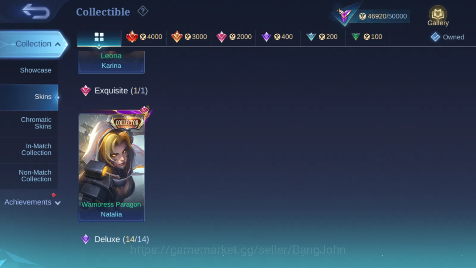 Mobile Legends: Bang Bang Accounts Others Hero 131 | Skin 253 | IMMORTAL | KOF Karina | Collector Natalia | Peace Fanny 6