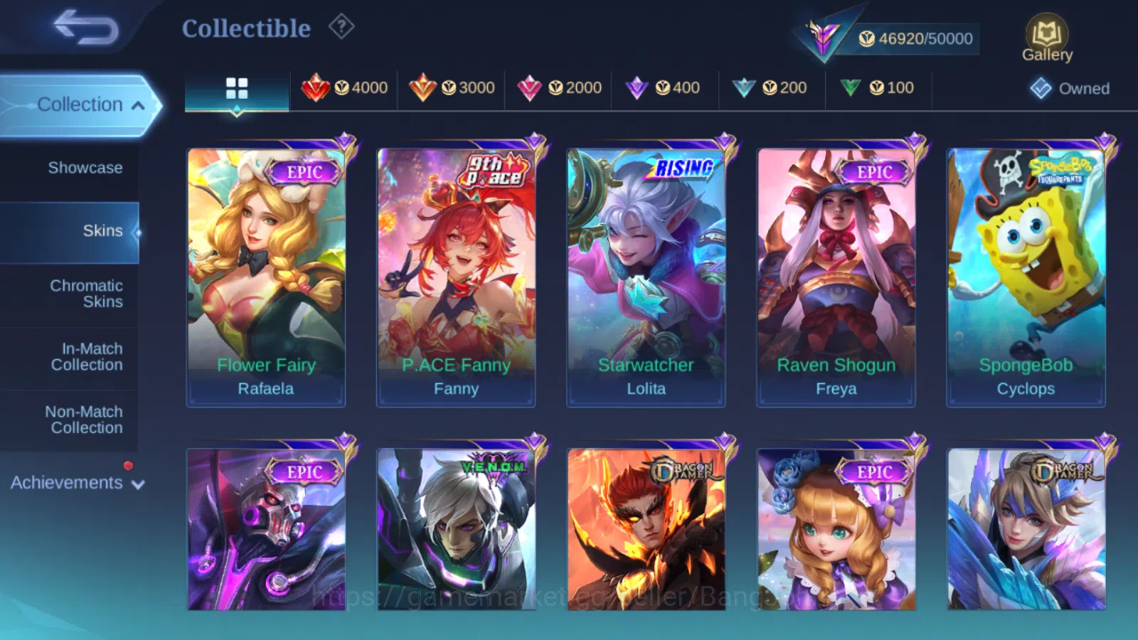 Mobile Legends: Bang Bang Accounts Others Hero 131 | Skin 253 | IMMORTAL | KOF Karina | Collector Natalia | Peace Fanny 7