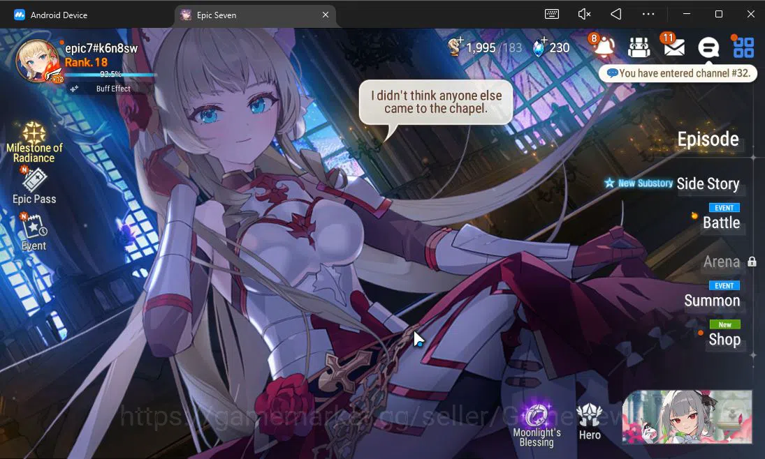 GLOBAL UnVerif|Starter|1 ML (LionHeart Cermia)+Lilias,Landy,Lidica,Etc|Poh ON|1,9K Energy+1,2K Stigma|Stove|Check SS(ES3623) Epic Seven Starter GLOBAL UnVerif|Starter|1 ML (LionHeart Cermia)+Lil image 1