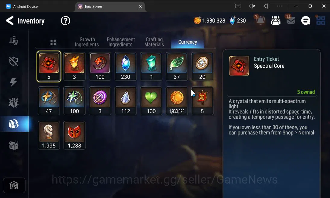 Epic Seven Accounts Starter GLOBAL UnVerif|Starter|1 ML (LionHeart Cermia)+Lilias,Landy,Lidica,Etc|Poh ON|1,9K Energy+1,2K 15
