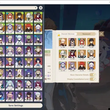 Genshin Impact Accounts Mid Game Asia|AR 55|8 Limited+2 (*5 Wp)|Varka,Sandrone,Kazuha,Chasca,Cyno,Nilou,Zhongli,Nahida