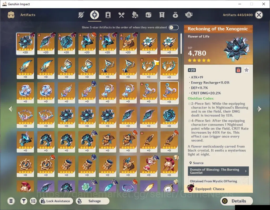 Genshin Impact Accounts ASIA|AR 45|2 Limited + 3 (*5Weapon)|Mavuika,Chasca image 5