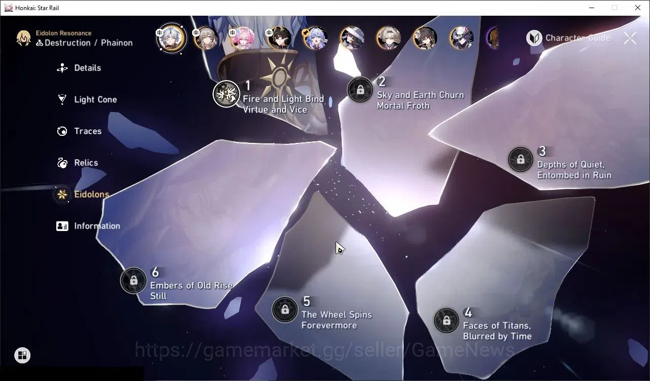 Honkai Star Rail Accounts Others Asia|TL 67|12 Limited|(Ashveil)+Sign Phainon E1,Firefly,Cyrene,DH 5