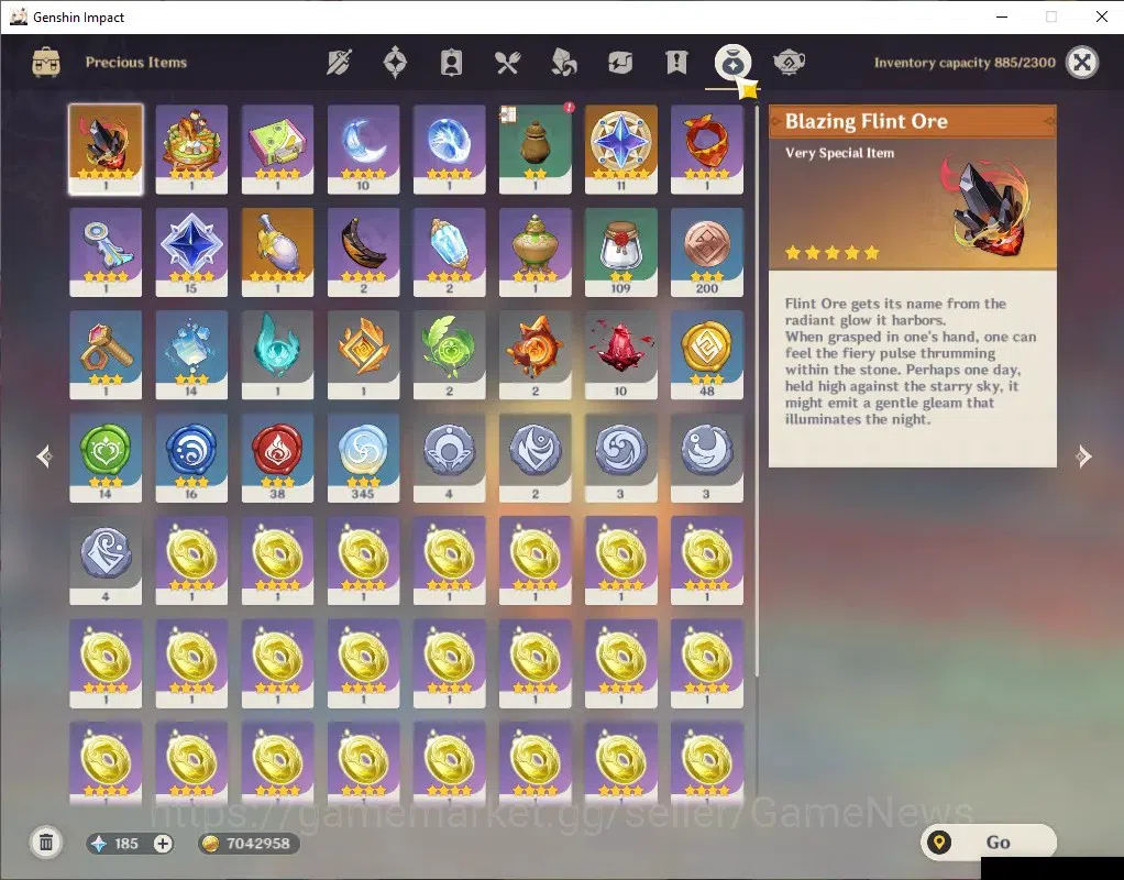 Genshin Impact Accounts ASIA|AR 57|PremTeam Mavu|10 Limit+ 8 (*5Wep)|(Flin image 12