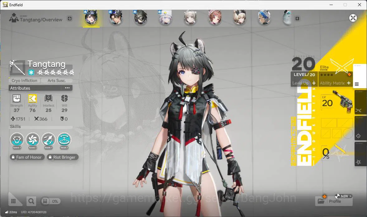 Arknights: Endfield Accounts ASIA | starter Tangtang, Ardelia WP 6s 3 more deta image 6