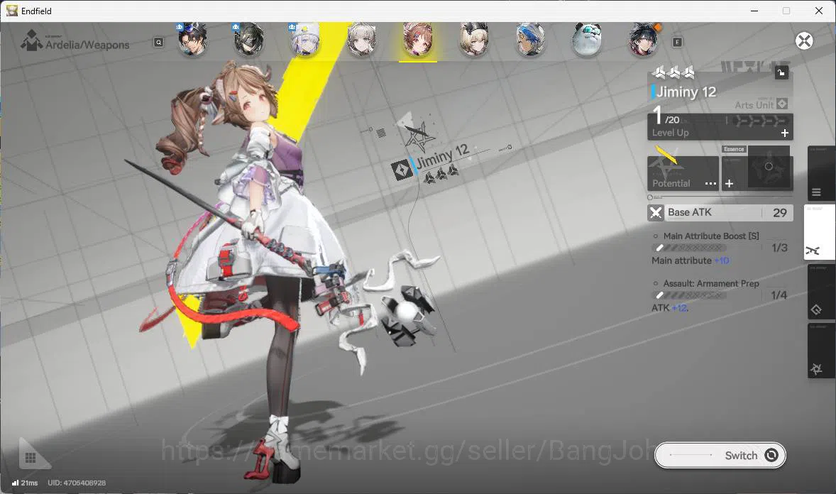 Arknights: Endfield Accounts ASIA | starter Tangtang, Ardelia WP 6s 3 more deta image 9