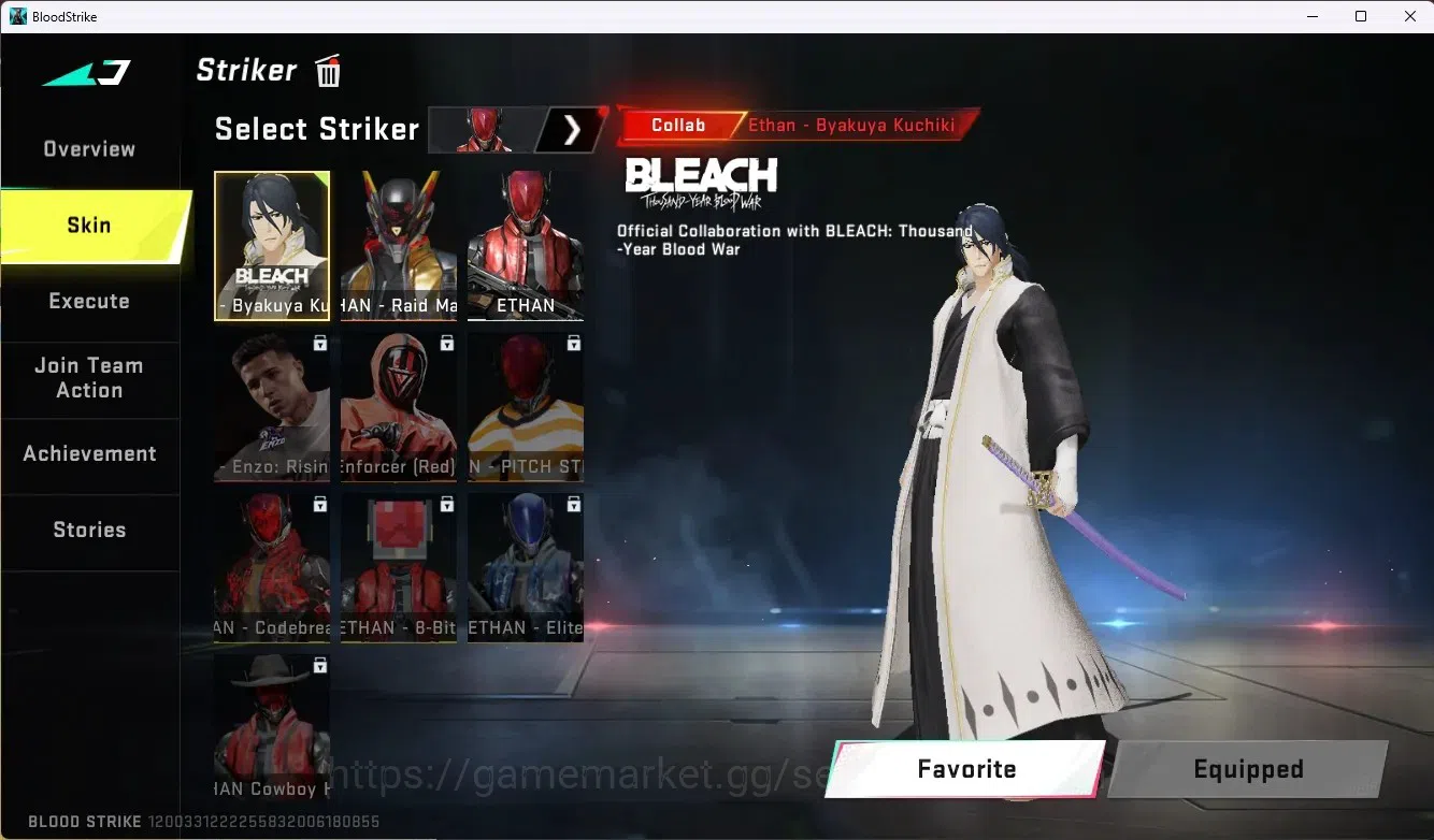 Blood Strike Accounts ASIA | 1 Collab Gun TR: MCX | 1 BLEACH: Ethan Stri image 13