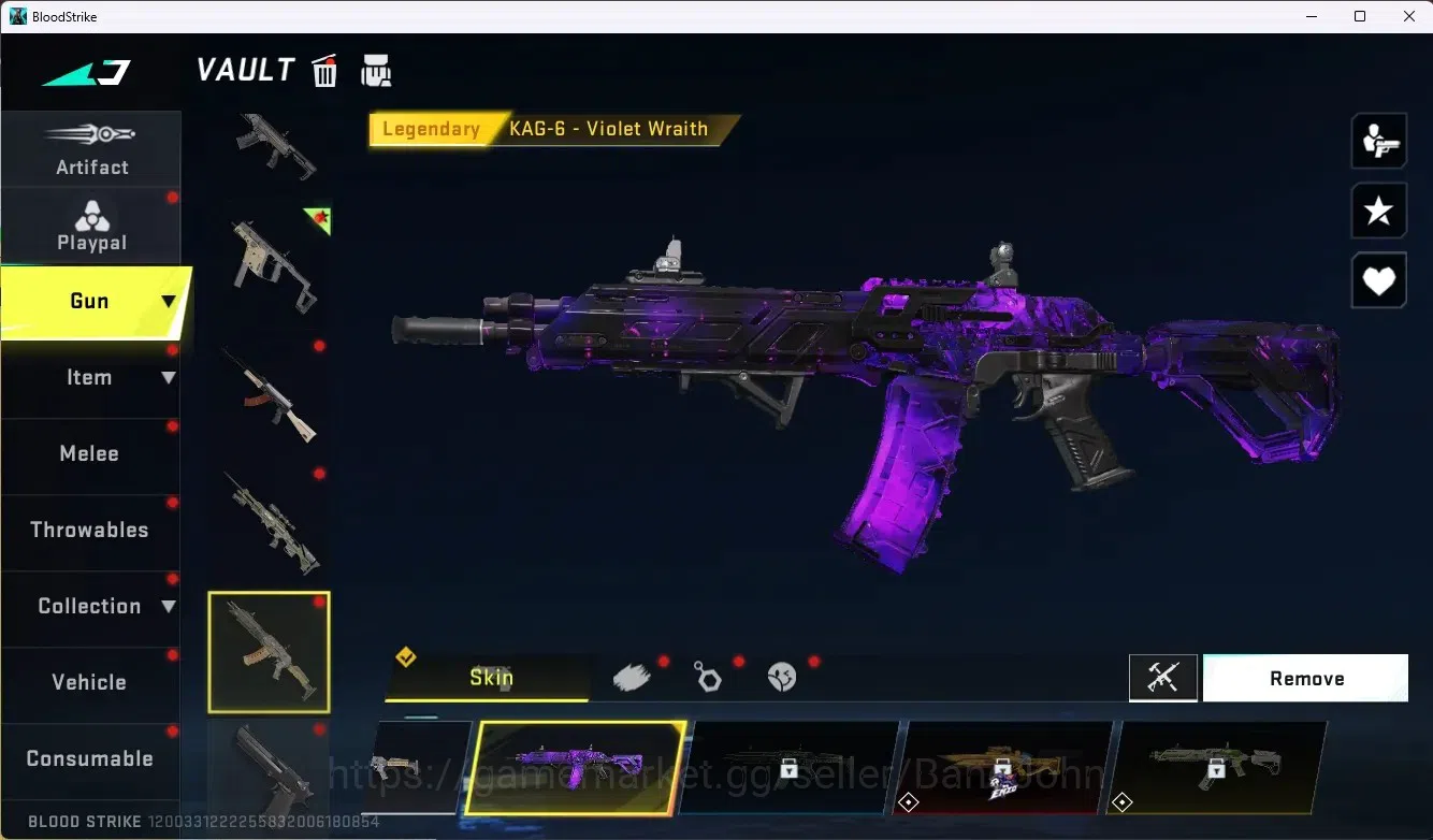 Blood Strike Accounts ASIA | 1 Collab Gun TR: MCX | 1 BLEACH: Ethan Stri image 5