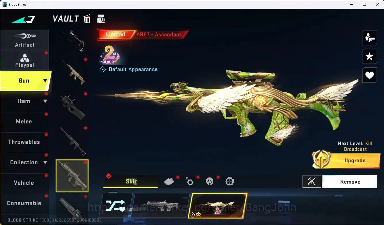 Blood Strike Accounts ASIA | 1 Collab Gun TR: MCX | 1 BLEACH: Ethan Stri image 8