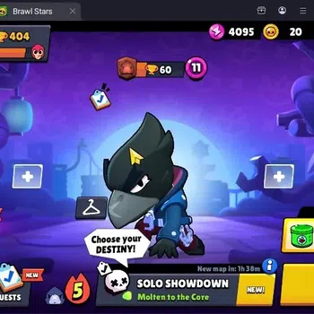Brawl Stars Accounts Trophy 404| 13 Brawler|3 Max (Shelly,Crow,Edgar)|1 Mythic,2 Epic Skins|3071 Bling| ProtectOff |Check SS