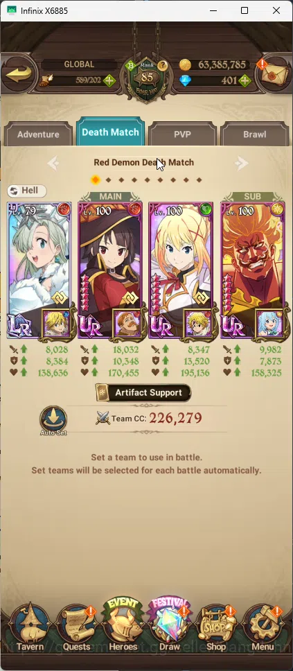 The Seven Deadly Sins: Grand Cross Accounts GLOBAL | 2 LR Brunhild+Elizabeth | 8 UR WK Gowther image 8