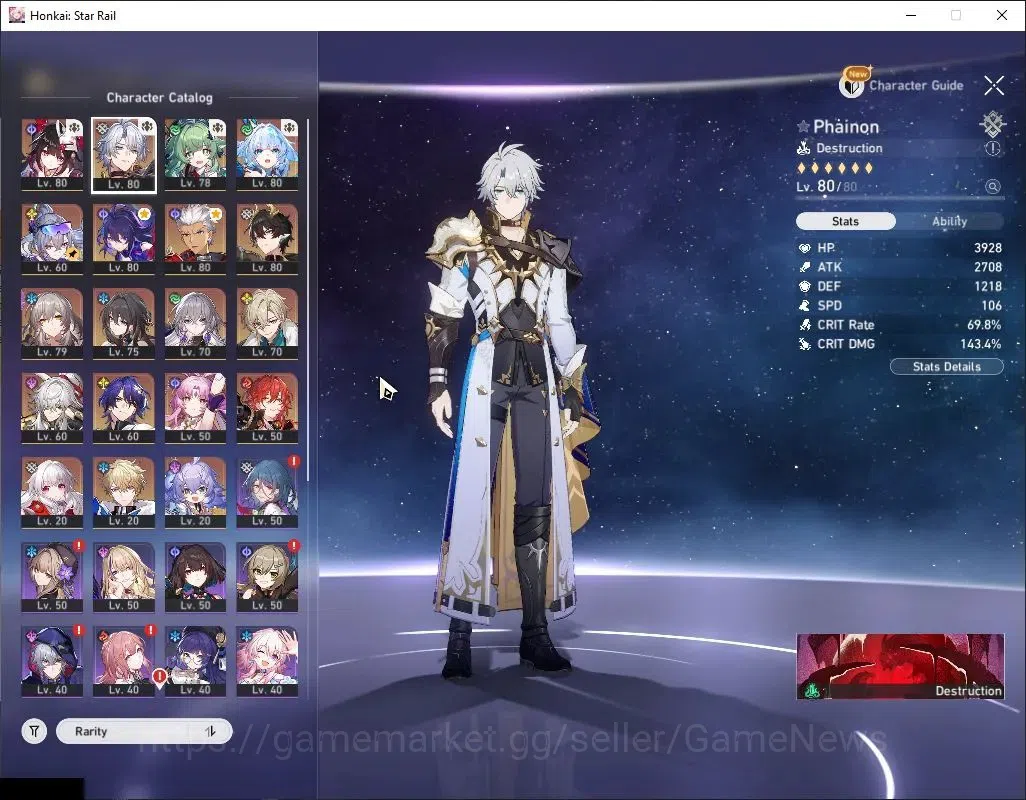 Honkai Star Rail Accounts Asia|TL 66|11 Limited|Silver Wolf LV.999+Sign,Phai image 5