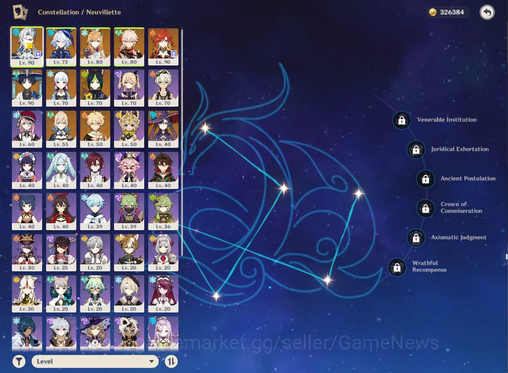 Genshin Impact Accounts ASIA|AR55|PremTeam Neuvillette|7Limited+5(*5WEP)|A image 5